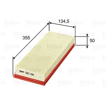 

VALEO vzduchový filtr 585190