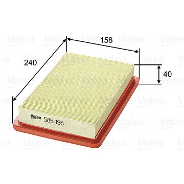 

VALEO vzduchový filtr 585196