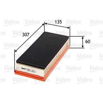 

VALEO vzduchový filtr 585223