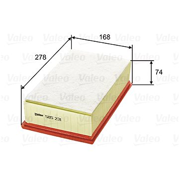 

VALEO vzduchový filtr 585231