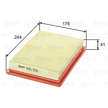 

VALEO vzduchový filtr 585250