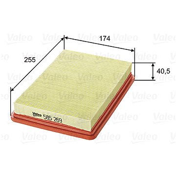 

VALEO vzduchový filtr 585269