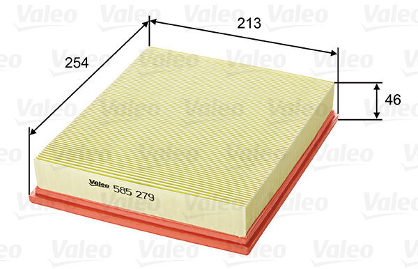

VALEO vzduchový filtr 585279