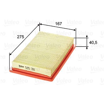 

VALEO vzduchový filtr 585318