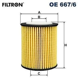 

FILTRON Olejový filtr OE 667/6