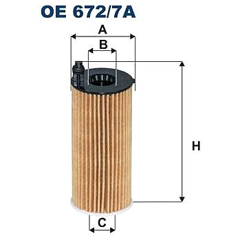 

FILTRON Olejový filtr OE 672/7A