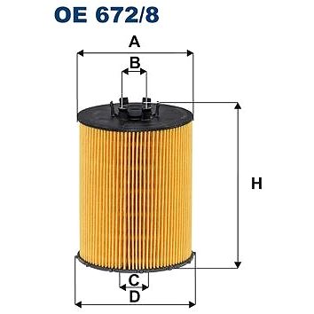 

FILTRON Olejový filtr OE 672/8