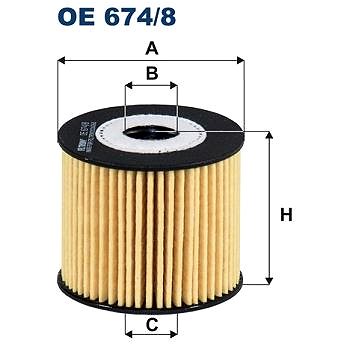 

FILTRON Olejový filtr OE 674/8