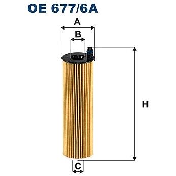 

FILTRON Olejový filtr OE 677/6A