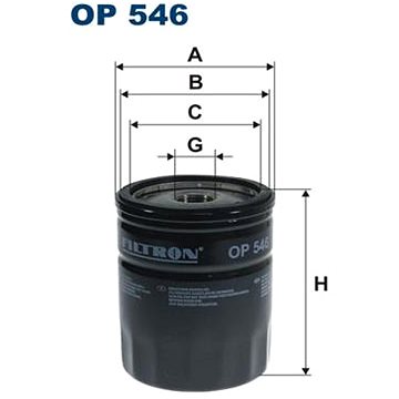 

FILTRON Olejový filtr OP 546