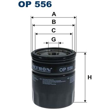 

FILTRON Olejový filtr OP 556