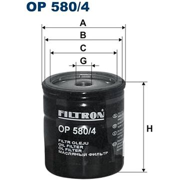 

FILTRON Olejový filtr OP 580/4