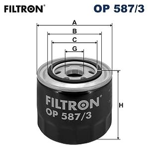 

FILTRON Olejový filtr OP 587/3