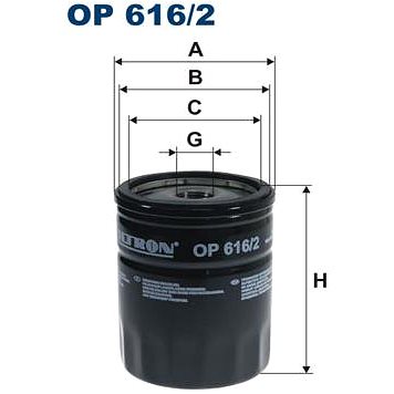 

FILTRON Olejový filtr OP 616/2
