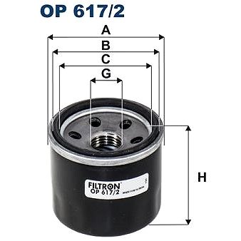 

FILTRON Olejový filtr OP 617/2