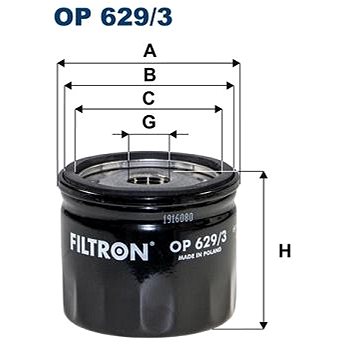 

FILTRON Olejový filtr OP 629/3