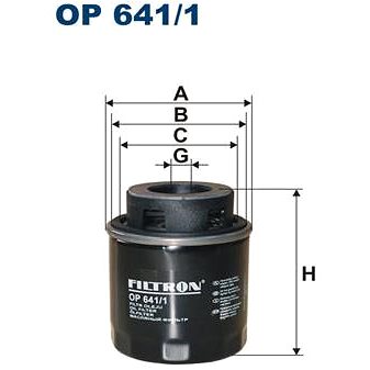 

FILTRON Olejový filtr OP 641/1