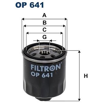 

FILTRON Olejový filtr OP 641
