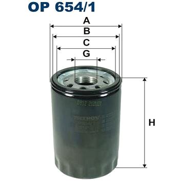 

FILTRON Olejový filtr OP 654/1