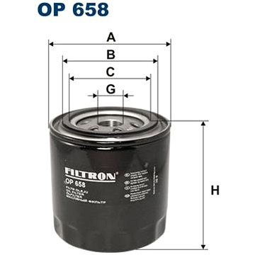 

FILTRON Olejový filtr OP 658