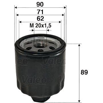 

VALEO Olejový filtr 586004