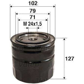 

VALEO Olejový filtr 586044
