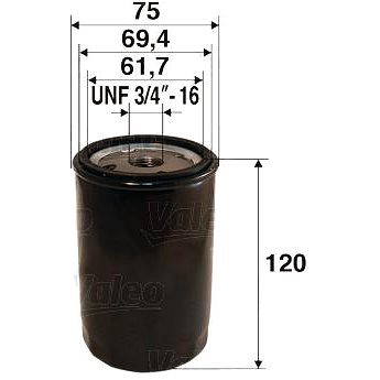 

VALEO Olejový filtr 586081