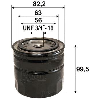 

VALEO Olejový filtr 586082
