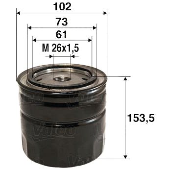 

VALEO Olejový filtr 586085