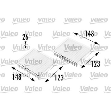 

VALEO Kabinový filtr 698469