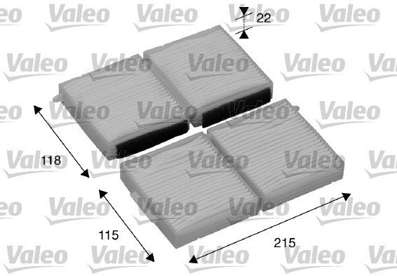 

VALEO Kabinový filtr 698891