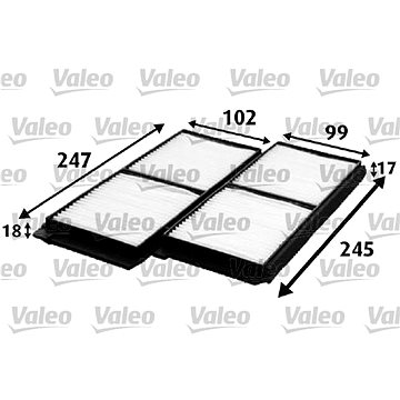 

VALEO Filtr, vzduch v interiéru 715642