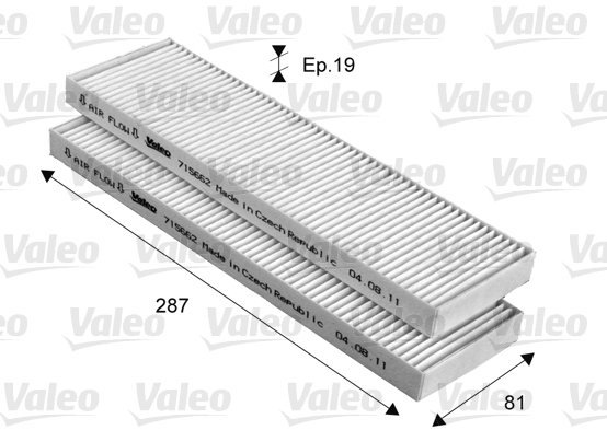 

VALEO Kabinový filtr 715662