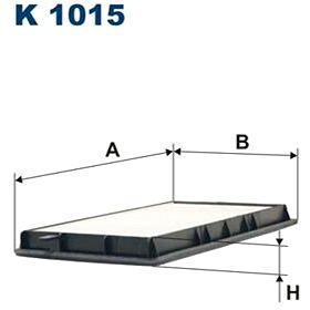 

FILTRON Filtr, vzduch v interiéru K 1015