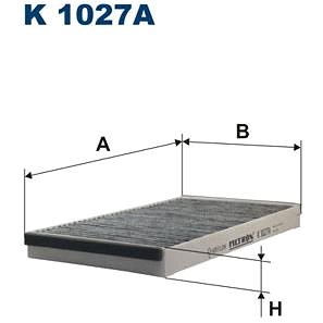 

FILTRON Filtr, vzduch v interiéru K 1027A