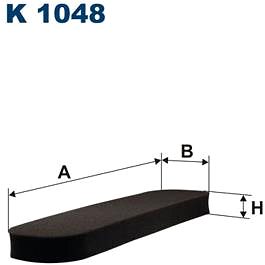 

FILTRON Filtr, vzduch v interiéru K 1048