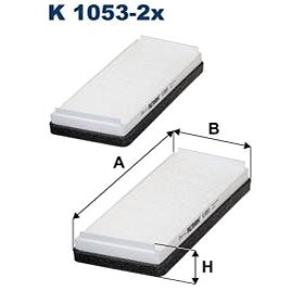 

FILTRON Filtr, vzduch v interiéru K 1053-2x