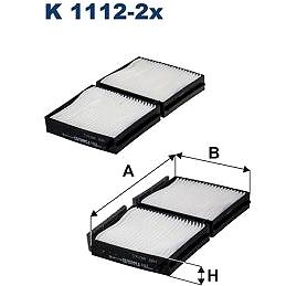 

FILTRON Filtr, vzduch v interiéru K 1112-2x