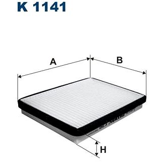 

FILTRON Filtr, vzduch v interiéru K 1141