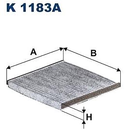 

FILTRON Filtr, vzduch v interiéru K 1183A
