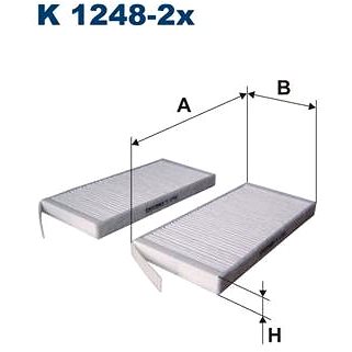 

FILTRON Filtr, vzduch v interiéru K 1248-2x