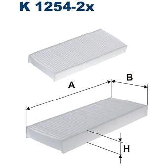 

FILTRON Filtr, vzduch v interiéru K 1254-2x