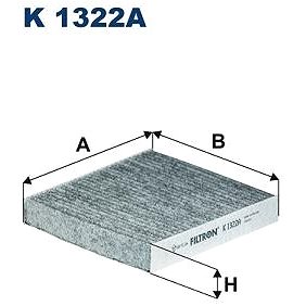 

FILTRON Filtr, vzduch v interiéru K 1322A