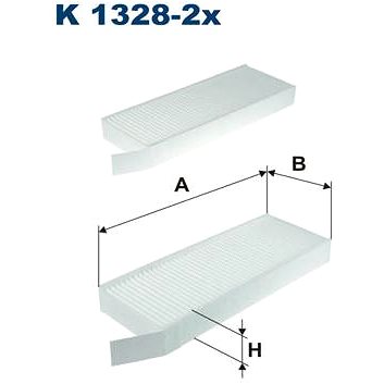 

FILTRON Filtr, vzduch v interiéru K 1328-2x