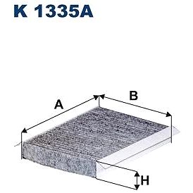 

FILTRON Filtr, vzduch v interiéru K 1335A