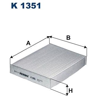 

FILTRON Filtr, vzduch v interiéru K 1351