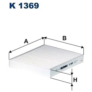 

FILTRON Filtr, vzduch v interiéru K 1369