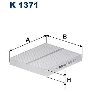 

FILTRON Filtr, vzduch v interiéru K 1371