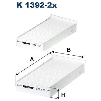 

FILTRON Filtr, vzduch v interiéru K 1392-2x