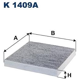 

FILTRON Filtr, vzduch v interiéru K 1409A
